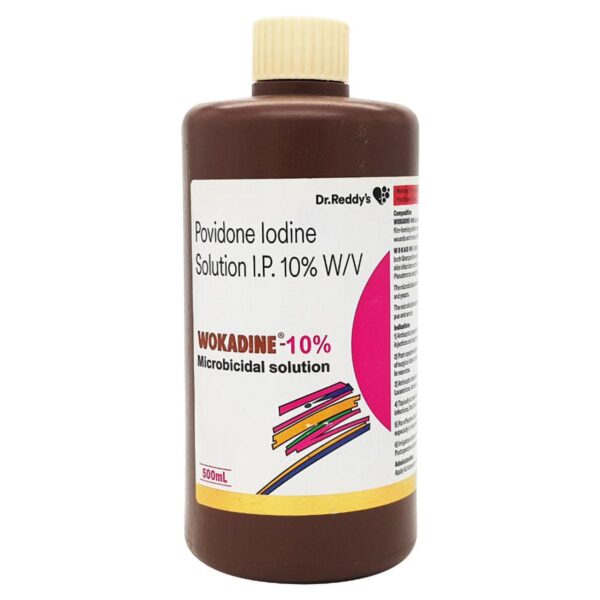 WOKADINE SOLU 10% 100ML ANTIBACTERIAL CV Pharmacy 2