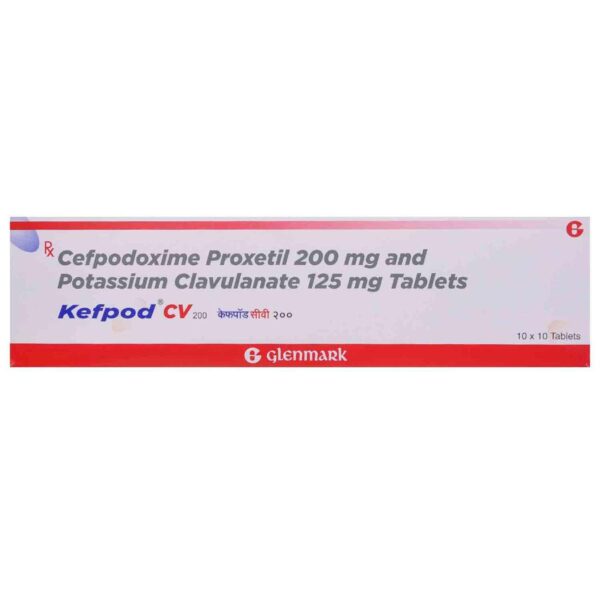 KEFPOD CV 200 MG TAB ANTI-INFECTIVES CV Pharmacy