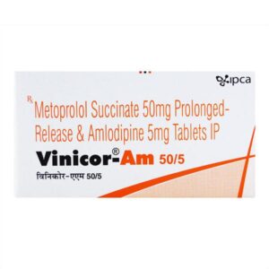 VINICOR AM 50/5MG TAB BETA BLOCKER CV Pharmacy