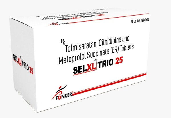 Sel-Xl Trio 10/40/25 Tablet BETA BLOCKER CV Pharmacy